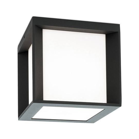 Utomhusvägglampa Henry 16 x 16 x 16 cm, antracit
