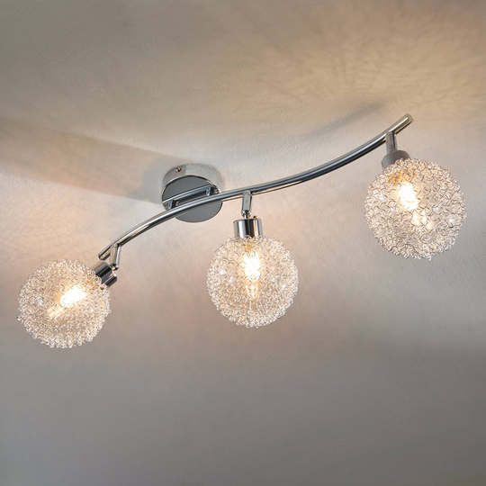 LED-taklampa Ticino med tre ljuskällor