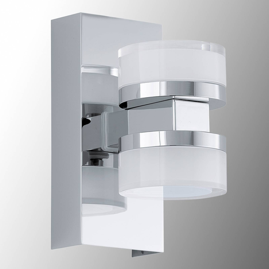 LED-vägglampa Romendo, skyddad mot vattenstänk