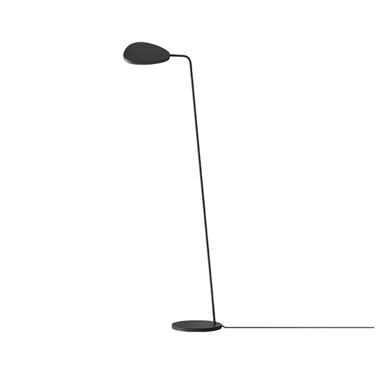 Muuto Leaf Golvlampa Svart