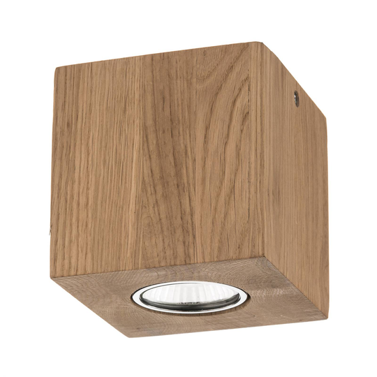 Taklampa Wooddream 1 lampa 10 cm ek kantig
