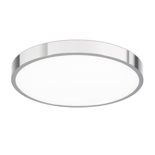 LED-taklampa Bully, krom 24 cm