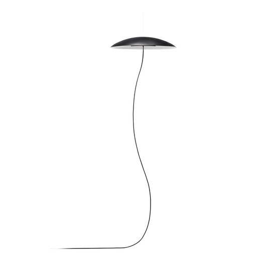 LEDS-C4 Noway Single LED-golvlampa böjd, svart