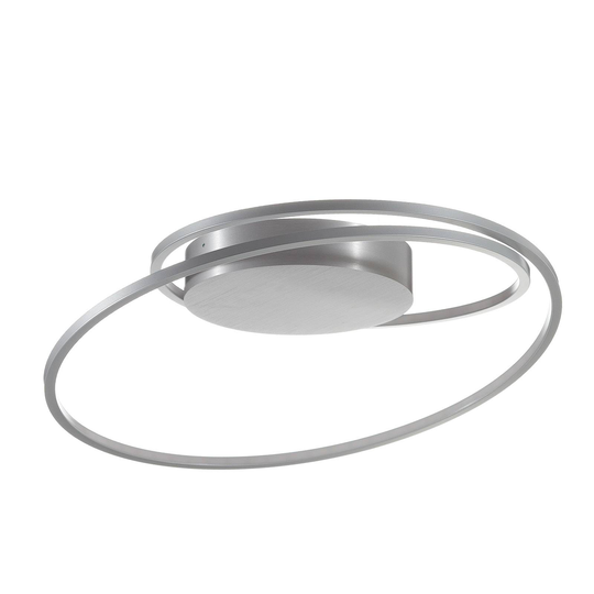 Fascinerande LED-taklampa At i aluminium