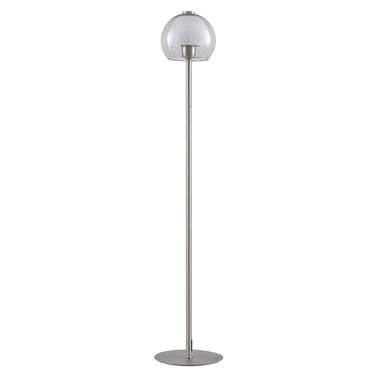 Lucande Kaiya golvlampa med glasskärm
