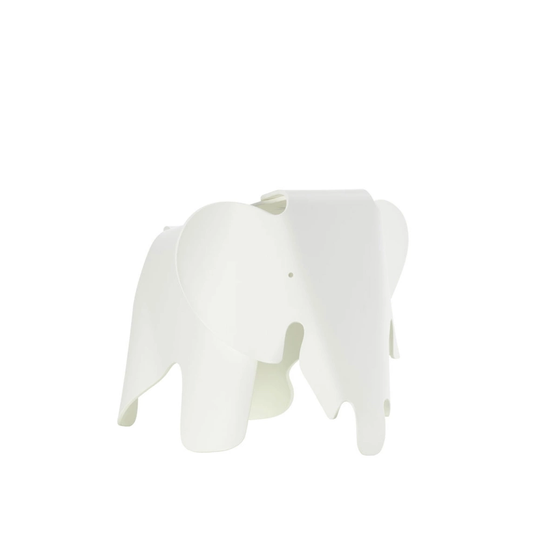 Eames Elephant Outdoor, White, Dyed-through polypropylene, matt finish