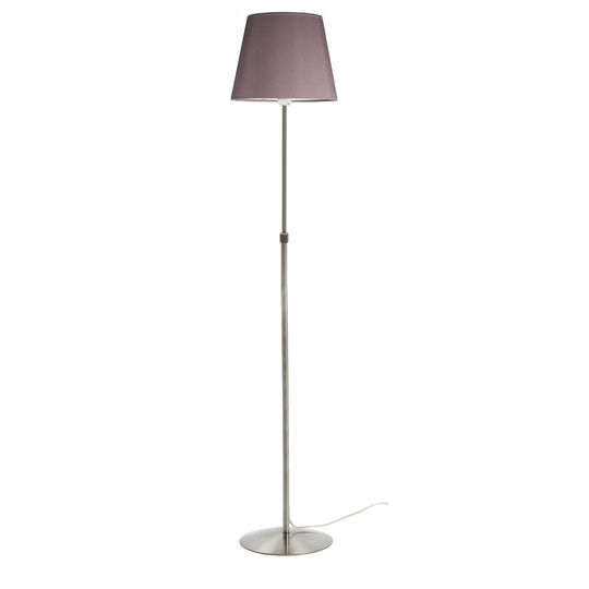 Aluminor Store golvlampa, aluminium/mullvadsgrå