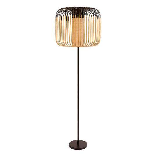 Forestier Bamboo Light golvlampa 1 lampa svart