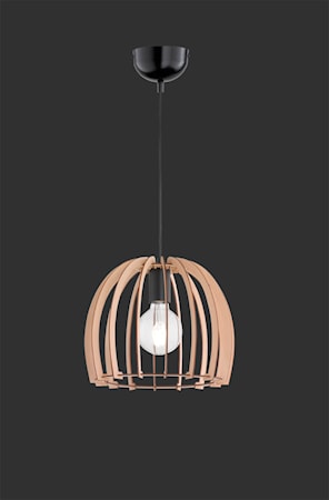 Wood Taklampa 30 cm E27 Natur