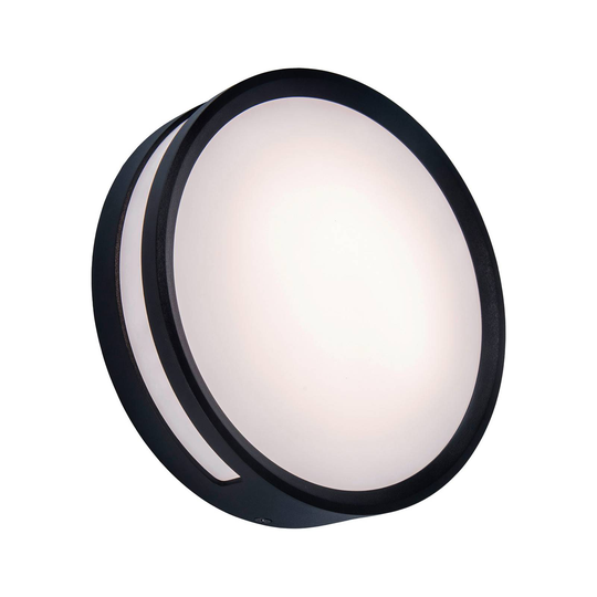 LED-utomhustaklampa Rola, mattsvart