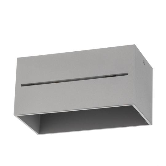 Taklampa Top Maxi av aluminium, grå