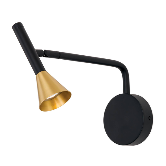LED-vägglampa Odeon med pekskärm