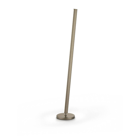 LED-golvlampa Nora brons, 2 200-3 000 K