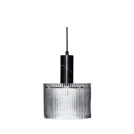 Revolve Taklampa Marmor 30 cm Svart/Klar
