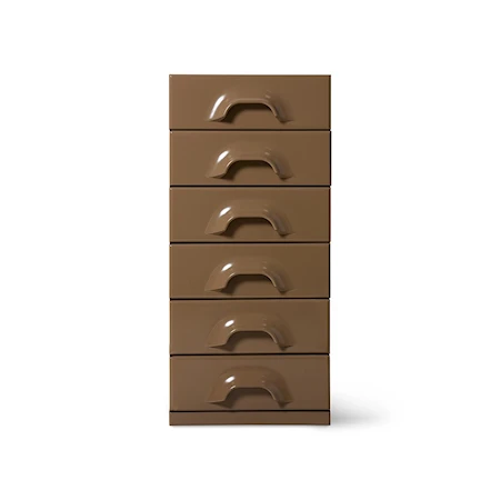 Byrå med 6 lådor Mocha