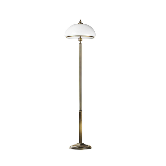Golvlampa Petro med glasskärm