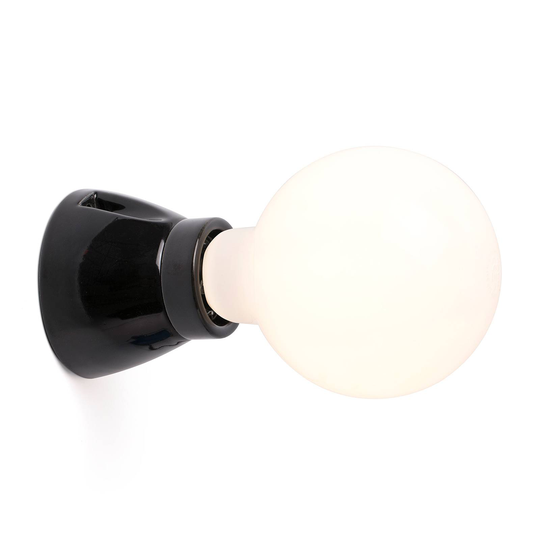 Vägglampa Kara, svart