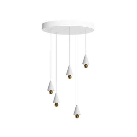 Petite Friture CHERRY LED Taklampa Rund 5 St. Extra Liten Vit