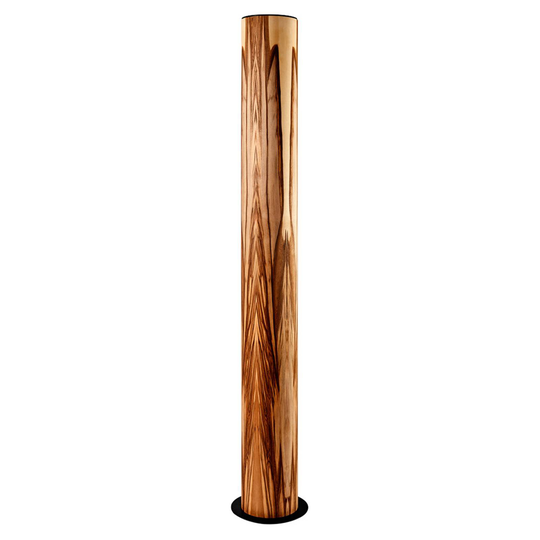 LeuchtNatur Lucerna golvlampa nötträ/svart
