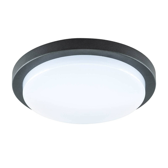 EVN Tectum LED-utomhustaklampa, rund, 24,6 cm