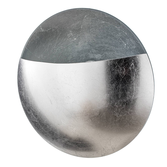 Vägglampa 1650/A05 med bladsilverhölje