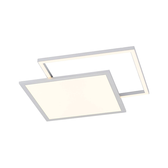 Lucande Senan LED-taklampa, kvadrat, CCT