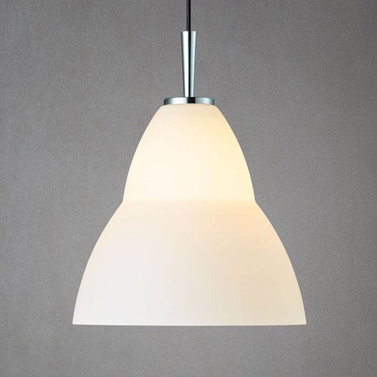 Glas-pendellampa Fico L, Ø 35 cm