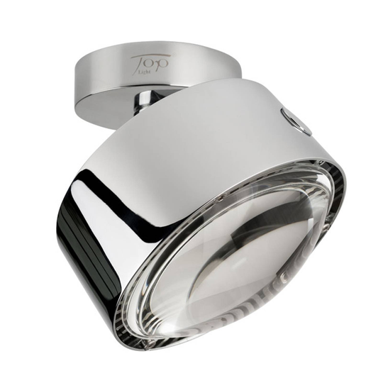 LED-taklampa Puk Maxx Move, krom