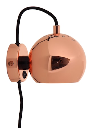 Ball Magnet Vägglampa Glossy Koppar