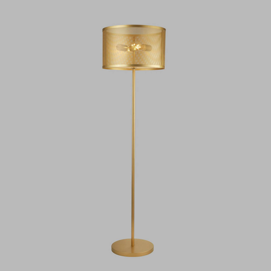 Golvlampa Fishnet, guld