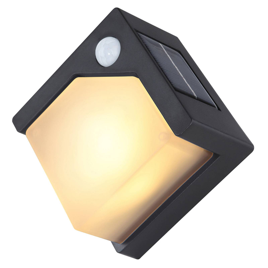 LED-vägglampa solcell 36480 med rörelsesensor