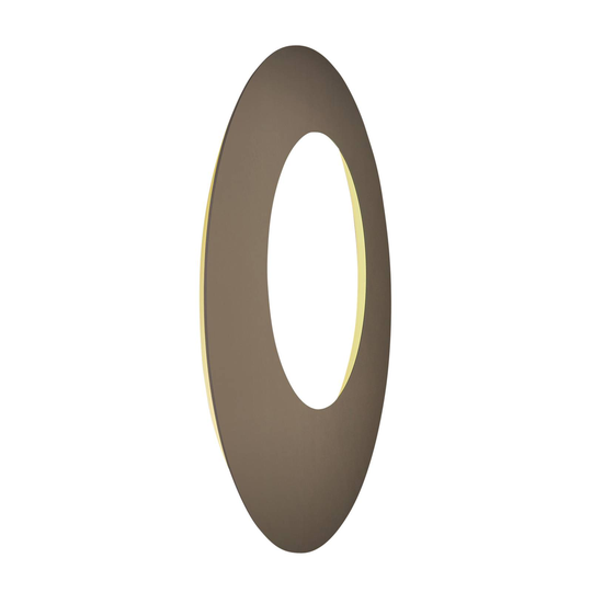 Escale Blade Open LED-vägglampa brons Ø 79 cm