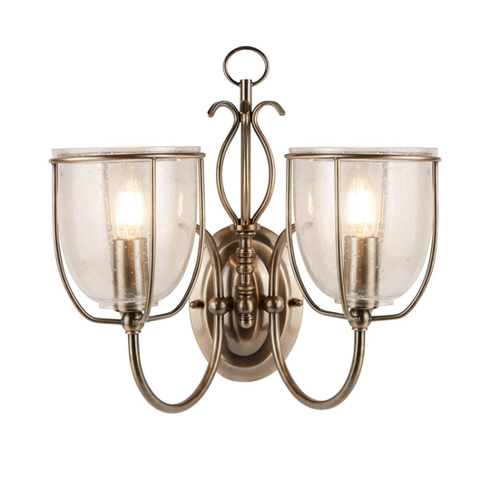 Elegant vägglampa SILHOUETTE, 2 ljuskällor