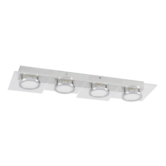 Lindby Imiria LED-taklampa, rektangel, 4 lampor