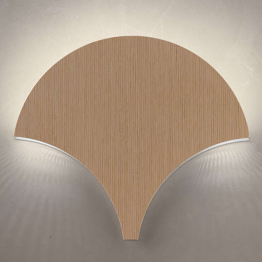 Exceptionell LED-vägglampa Palm, ljus ek