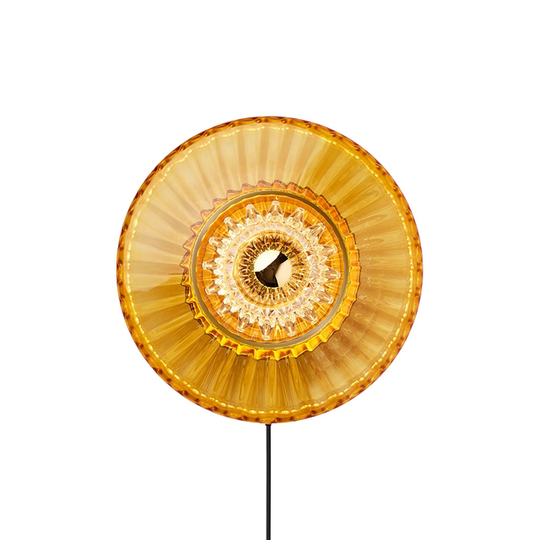 Design By Us New Wave Optic Vägglampa Amber
