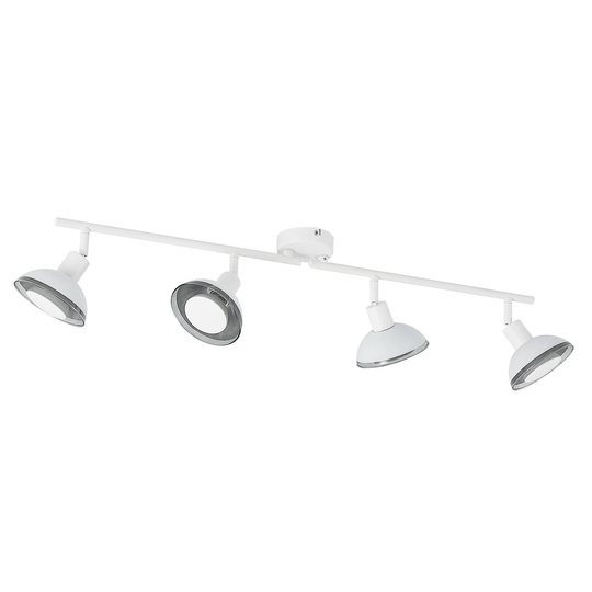 Lindby Erin LED-takspotlight vit 4 lampor
