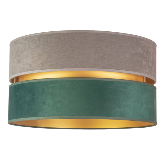 Taklampa Golden Duo Ø 60 cm grå/mörkgrön/guld