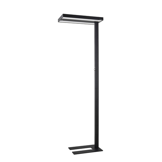 Arcchio Nelvana LED-sensor-golvlampa, svart