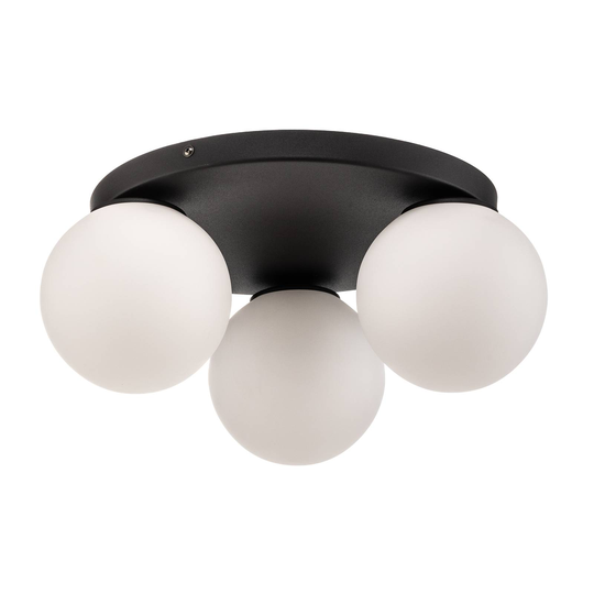 Taklampa Maxi, rund, 3 lampor