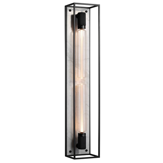 Buster + Punch Caged Wall X-large LED marmor vit