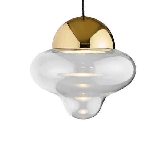 Design By Us Nutty XL Taklampa Transparent/ Guld