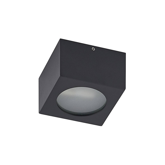 Arcchio Nieva downlight, G9, svart, kantig