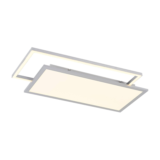 Lucande Senan LED-taklampa, rektangel, CCT