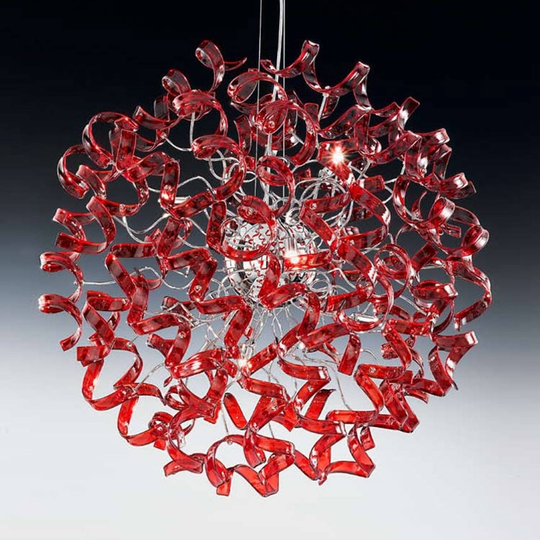 Fascinerande taklampa CHERRY rund
