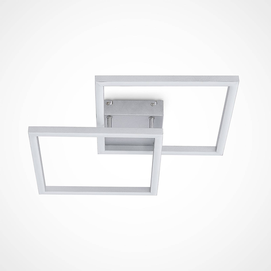 Lucande Muir LED-taklampa, kvadrat