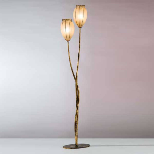 Golvlampa TULIPANO med scavoglas