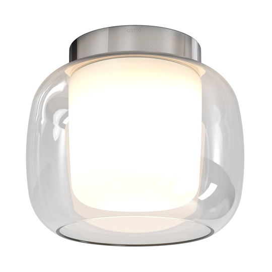Astro Aquina 240 taklampa, glasskärm, krom