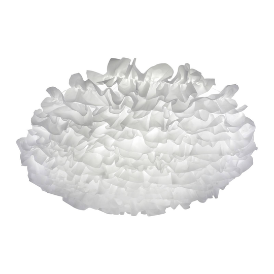LED-textiltaklampa Xenia, dimbar, Ø 75 cm