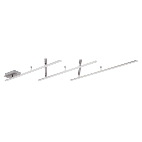 Lindby Acia LED-taklampa, nickel